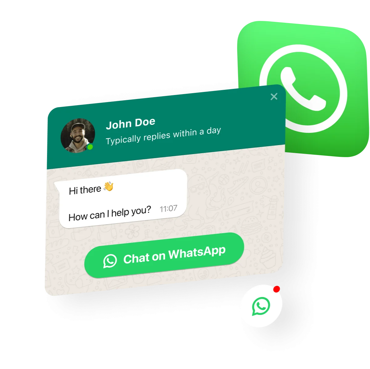 Integración de botón de WhatsApp en sitio web